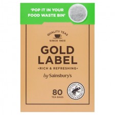 Sainsbury Gold Label Tea Bags 80s
