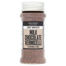 Waitrose Cooks Ingredients Milk Chocolate Vermicelli 70g
