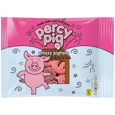 Marks and Spencer Percy Pig Large Phizzy Pigtails 400g