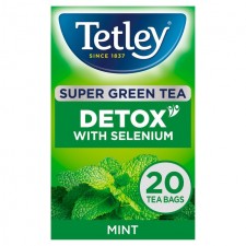 Tetley Super Green Tea Detox Mint 20 Teabags