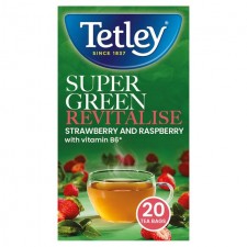 Tetley Super Green Revitalise Tea 20 Teabags