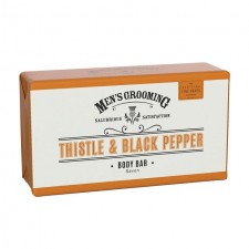 Scottish Fine Soaps Thistle and Black pepper Body Bar Wrapped 220g