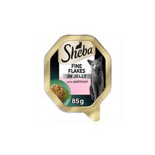 Sheba Fine Flakes Tray Salmon in Jelly 85g