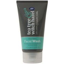 Boots Tea Tree and Witch Hazel Charcoal Facial Wash 150ml