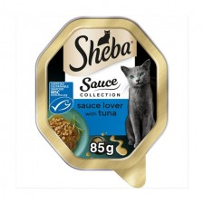 Sheba Sauce Lover Cat Tray with Tuna 85g