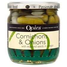 Opies Cornichons and Onions 400g