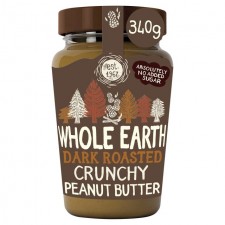 Whole Earth Dark Roasted Crunchy Peanut Butter 340g