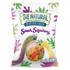 The Natural Confectionery Company Sour Jelly Squirms 130g