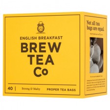 Brew Tea Co English Breakfast Tea 40 Teabags