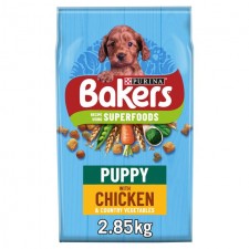 Bakers Puppy Chicken and Vegetables Dry Food 2.85kg