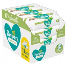 Pampers Sensitive Baby Wipes 12 x 52