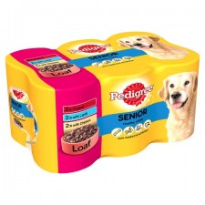 Pedigree Senior Variety Pack in Loaf 6 x 400g