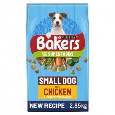 Bakers Complete Chicken And Vegetable Medley Dry Small Dog Food 2.85kg