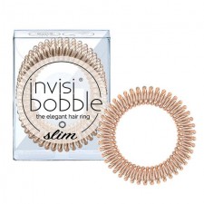 Invisibobble Bronze Slim Hair Ties 3 per pack