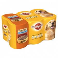 Pedigree Chicken Lamb and Beef Variety Pack In Jelly 6 x 385g