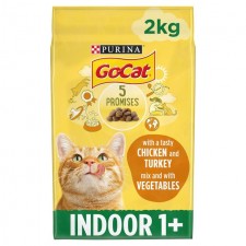 Go-Cat Indoor Cat Food Chicken and Greens 2kg