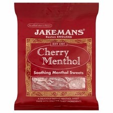 Retail Pack Jakemans Cherry Menthol 12 x 73g Bags