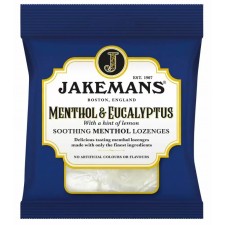 Retail Pack Jakemans Eucalyptus Menthol 12 x 73g Bags