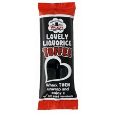 Retail Pack Walkers Nonsuch Lovely Liquorice Toffee Bars 24 x  50g