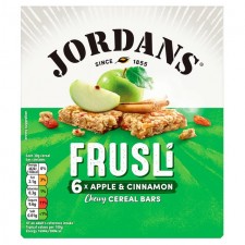 Jordans Frusli Apple and Cinnamon Cereal Bars 6 Pack