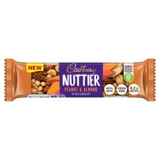 Cadbury Nuttier Peanut and Almond Bar 40g