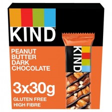 Kind Bars Peanut Butter and Dark Chocolate 3 x 30g