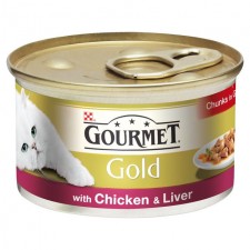 Gourmet Gold Chicken and Liver in Gravy 85g