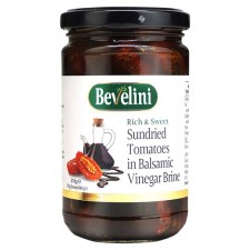 Bevelini Sundried Tomatoes in Balsamic Vinegar Brine 310g