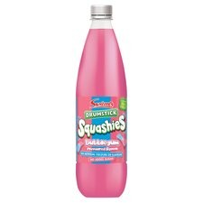 Swizzels Squashies No Added Sugar Bubblegum Flavour Squash 1 Litre