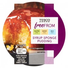Tesco Free From Syrup Sponge Pudding 115g