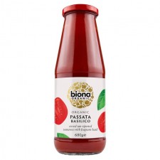 Biona Organic Passata with Basil 700g