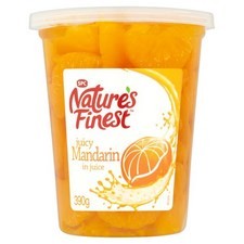 Natures Finest Mandarin Segments In Juice 390g