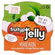 Fruity Pot Jelly Mandarin in Orange Flavour Jelly 120g