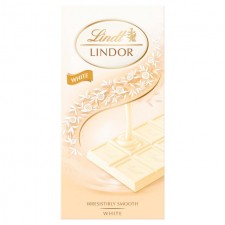 Lindt Lindor White Chocolate Bar 100g