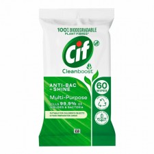 Cif Mutli Purpose Biodegradable Wipes 60 per pack