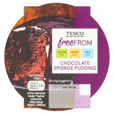 Tesco Free From Chocolate Sponge Pudding 115g