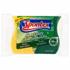 Spontex Heavy Duty Super Absorbent Sponge Scourer 2 per pack
