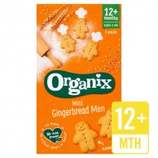 Organix 12 Month Mini Gingerbread Men 5X25g