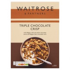 Waitrose Triple Chocolate Crisp Cereal 500g