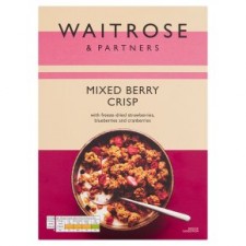 Waitrose Mixed Berry Crisp Cereal 500g