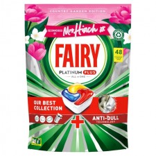 Fairy Platinum Plus Deep Clean Spring Garden Mrs Hinch 48 per pack