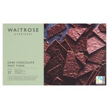 Waitrose Chocolate Mint Thins 150g