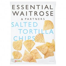Waitrose Salted Tortilla Chips 200g