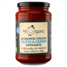 Mr Organic No Added Sugar Olives And Capers Pasta Sauce 350g