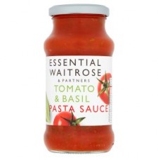 Waitrose Essential Tomato and Basil Pasta Sauce 340g