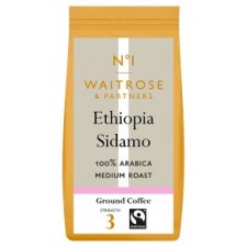 Waitrose No1 Ethiopia Sidamo Ground Coffee 227g