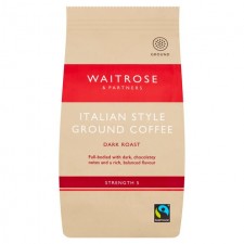 Waitrose Italian Style Ground Coffee 227g