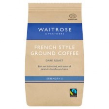 Waitrose French Style Ground Coffee 227g