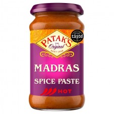 Pataks Madras Curry Paste Hot 283g Jar