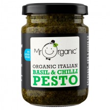 Mr Organic Basil and Chilli Pesto 130g